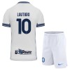 Maillot de Supporter Inter Milan Lautaro Martinez 10 Extérieur 2024-25 Pour Enfant